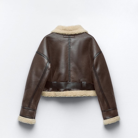 ZARA DOUBLE SIDED CROPPED JACKET - Picture 3 of 3